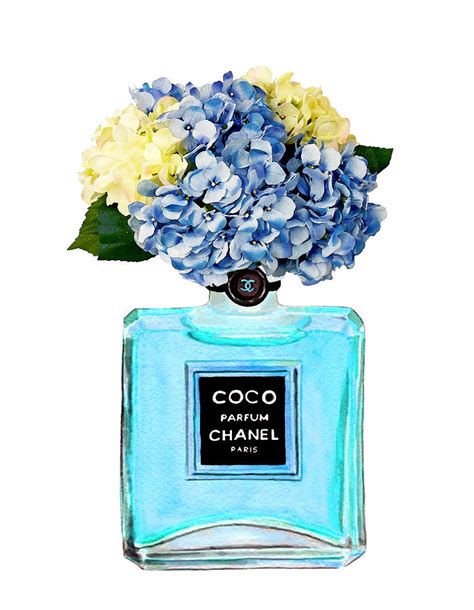 blue chanel painting|chanel prints for wall.